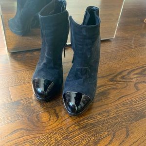 Black Chanel booties size 38